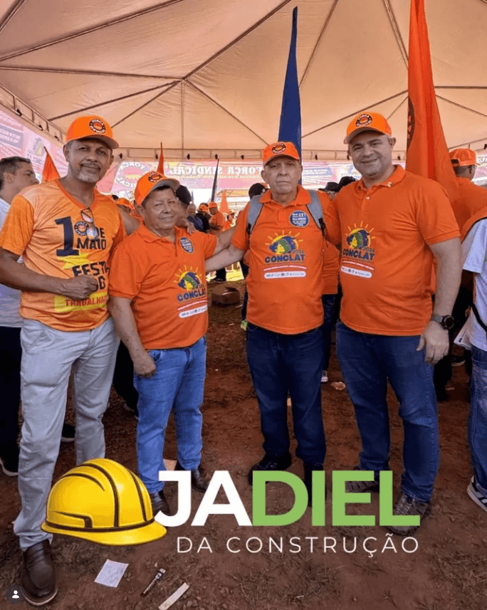 Jadiel participa da Marcha do Trabalhador e entrega pautas ao presidente Lula